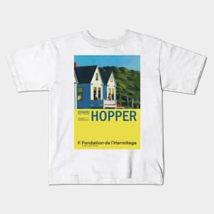 Edward Hopper - Second Story Sunlight - Minimalist Exhibition Art Poster Kids T-Shirt